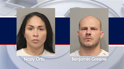 nazly ortiz greene|Bond set for 2 charged in connection to alleged road。